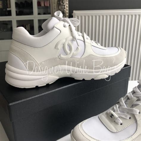 witte chanel sneakers dames|Chanel shoes for women.